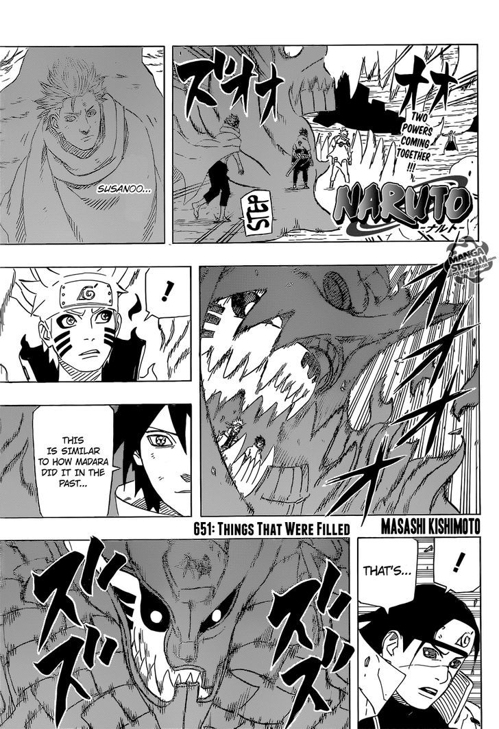Naruto Vol.68 Chapter 651 : Things That Were Filled - Picture 1