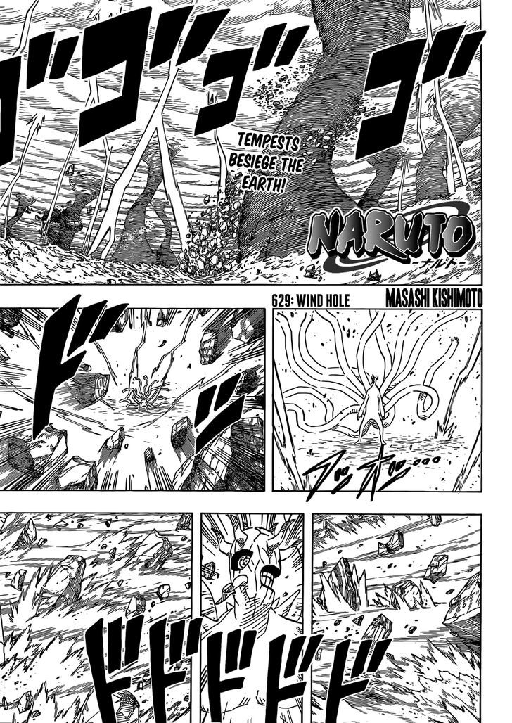 Naruto Vol.66 Chapter 629 : Wind Hole - Picture 1