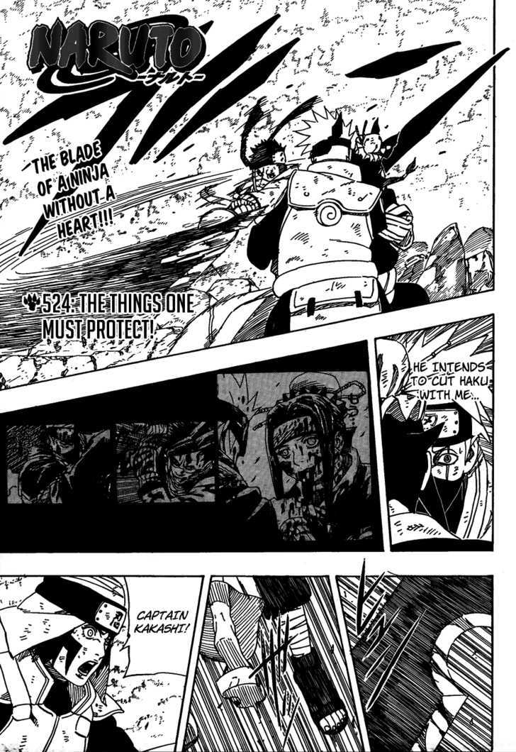 Naruto Vol.55 Chapter 524 : The Things One Must Protect - Picture 3