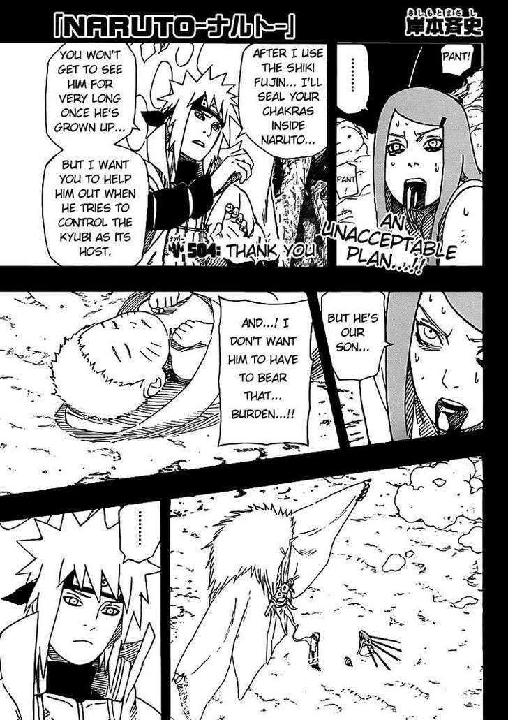 Naruto Vol.53 Chapter 504 : Thank You - Picture 1