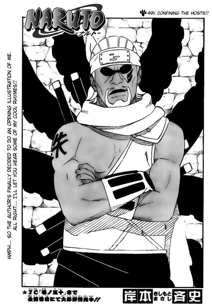 Naruto Vol.52 Chapter 491 : Confining The Hosts!! - Picture 1