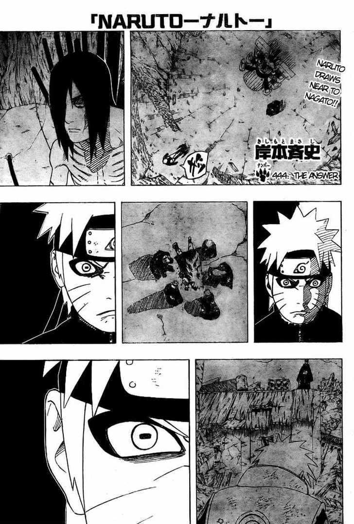 Naruto Vol.48 Chapter 444 : The Answer Is... - Picture 1