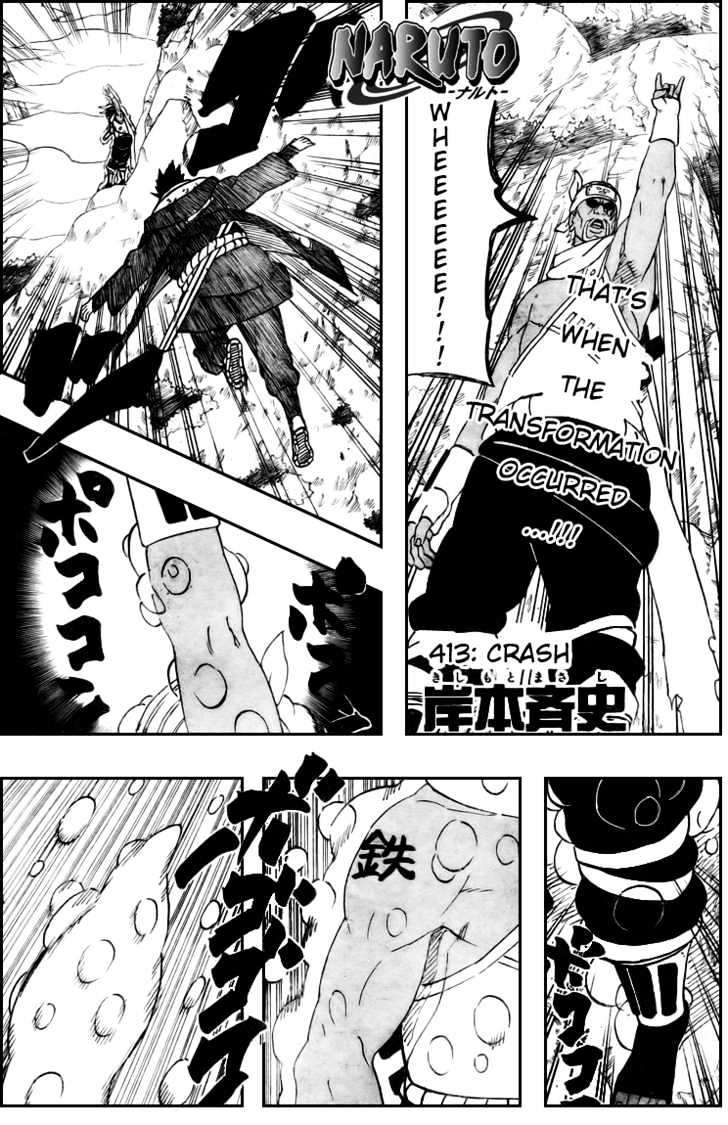 Naruto Vol.45 Chapter 413 : Crash - Picture 1