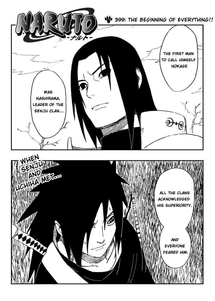 Naruto Vol.43 Chapter 399 : The Beginning Of Everything - Picture 1