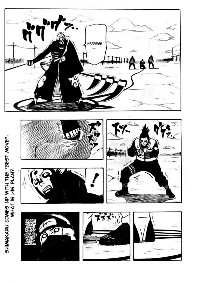 Naruto Vol.36 Chapter 325 : Shikamaru's Plan - Picture 1