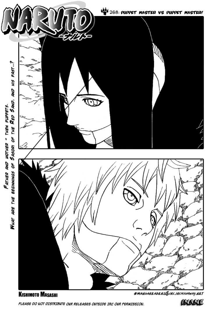 Naruto Vol.30 Chapter 268 : Puppet Master Vs. Puppet Master!! - Picture 1
