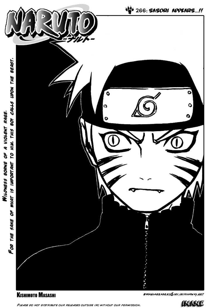 Naruto Vol.30 Chapter 266 : Sasori Appears...!! - Picture 1
