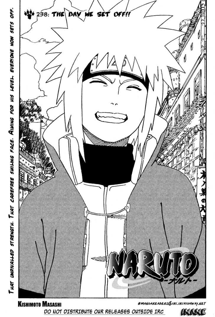 Naruto Vol.27 Chapter 238 : The Day We Set Off!! - Picture 3