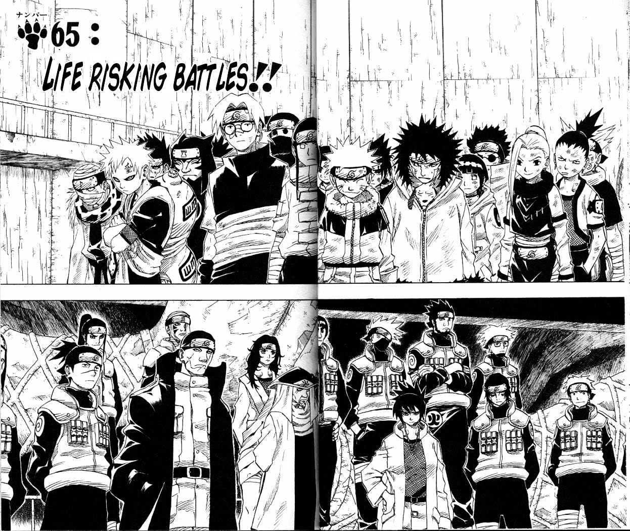 Naruto Vol.8 Chapter 65 : Life Risking Battles!! - Picture 3