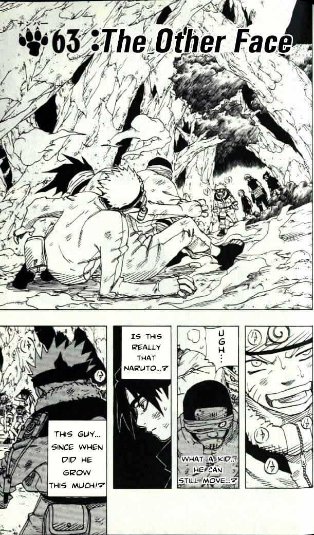 Naruto Vol.7 Chapter 63 : The Other Face - Picture 2