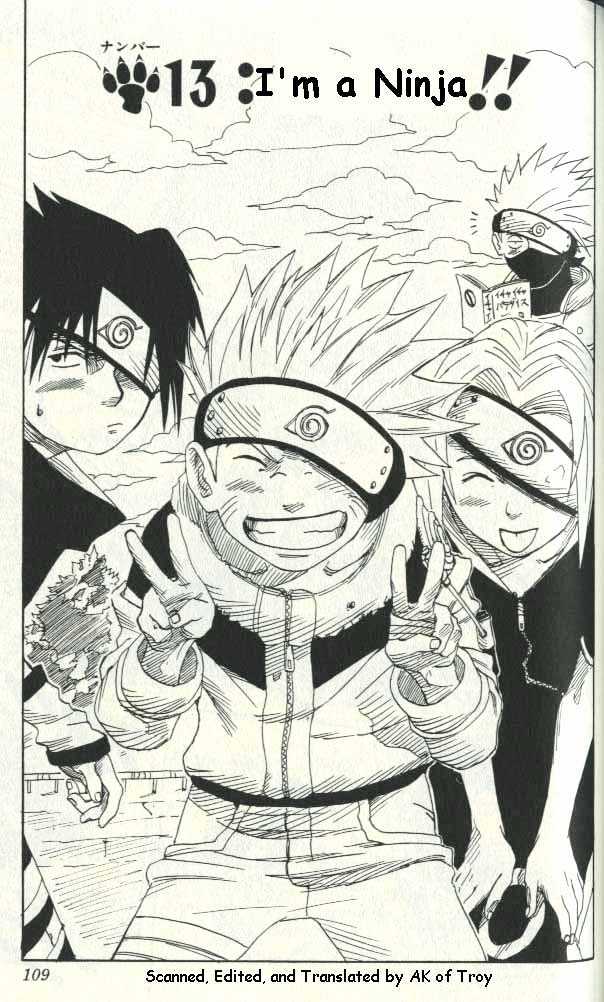 Naruto Vol.2 Chapter 13 : I'm A Ninja - Picture 3
