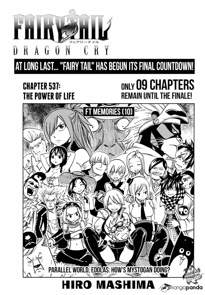 Fairy Tail Chapter 537 : The Power Of Life - Picture 1