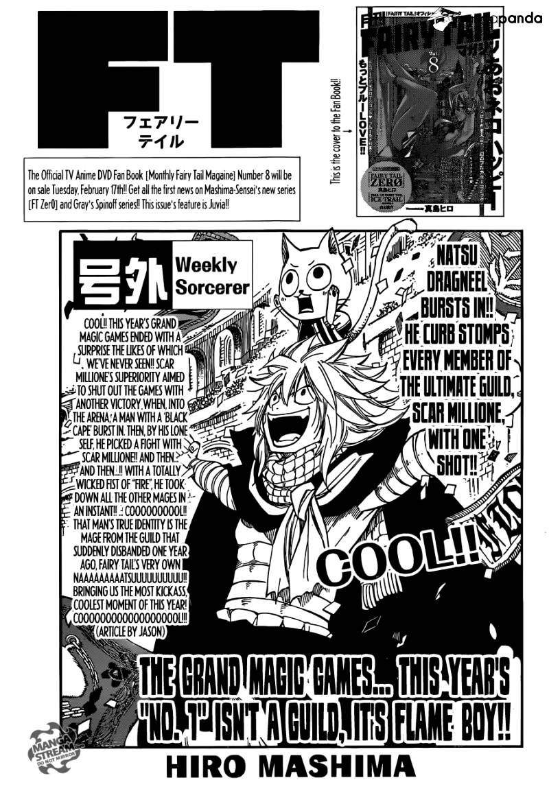 Fairy Tail Chapter 419 : The Message Of Flame - Picture 1