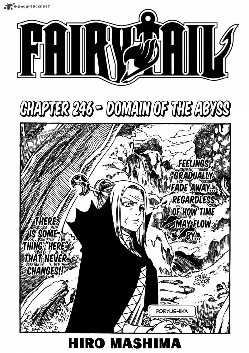 Fairy Tail Chapter 246 : Domain Of The Abyss - Picture 1