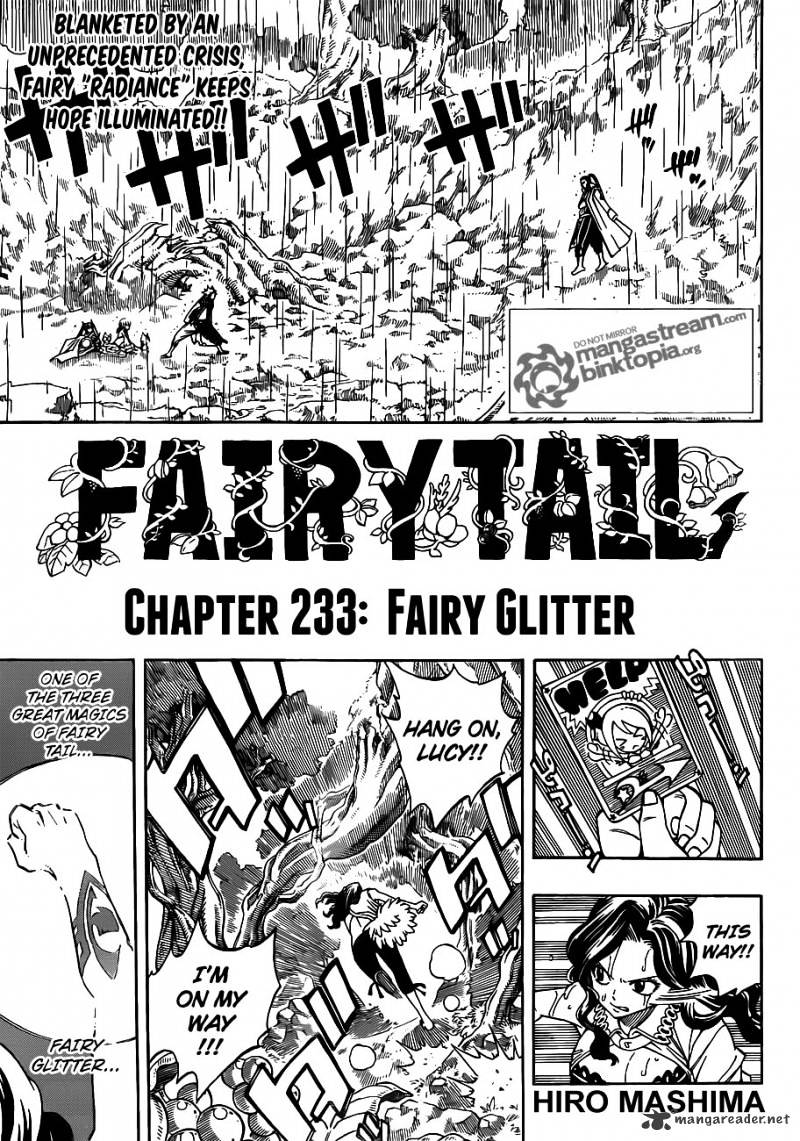 Fairy Tail Chapter 233 : Fairy Glitter - Picture 1