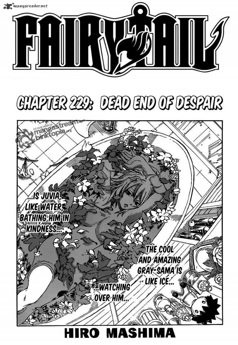 Fairy Tail Chapter 229 : Dead End Of Despair - Picture 1