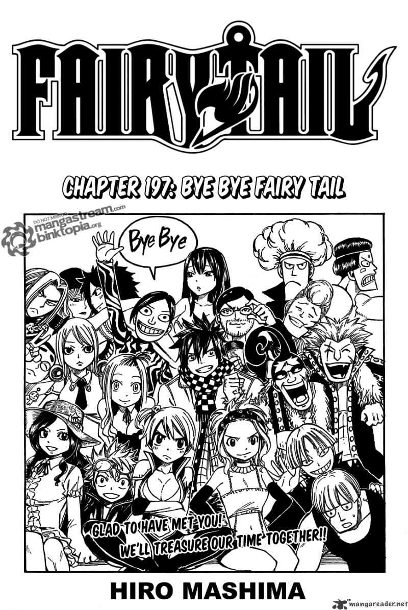 Fairy Tail Chapter 197 : Bye Bye Fairy Tail - Picture 1
