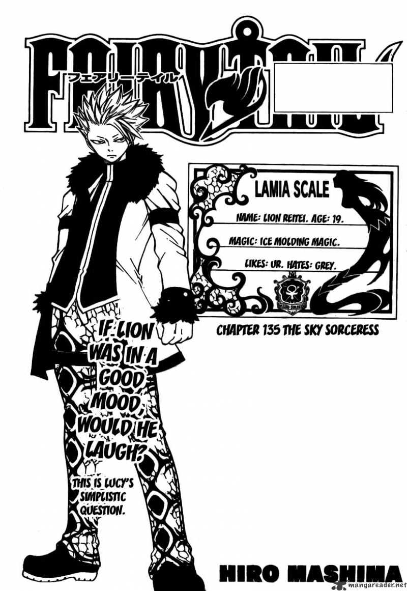 Fairy Tail Chapter 135 : The Sky Sorceress - Picture 1