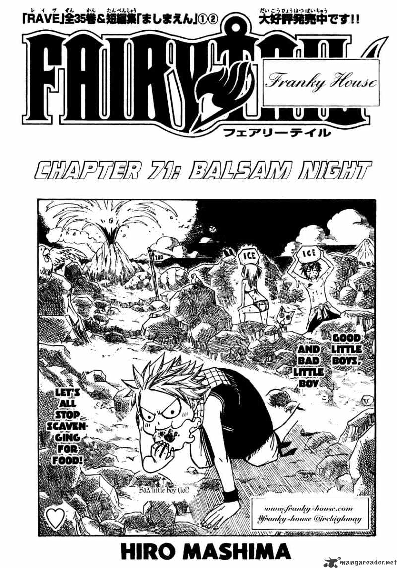 Fairy Tail Chapter 71 : Balsam Night - Picture 1