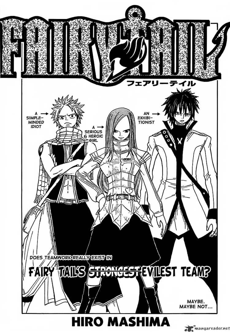 Fairy Tail Chapter 11 : Natsu Is On The-Train - Picture 1