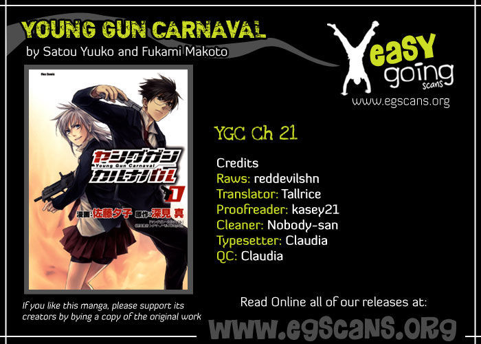 Young Gun Carnaval Vol.5 Chapter 21 : The Twin Irises Glowing Like Full Moons In The Darkness, Part 1 - Picture 1