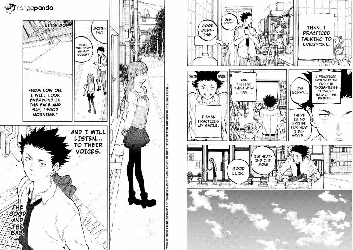 Koe No Katachi Chapter 56 : Going To School - Picture 3