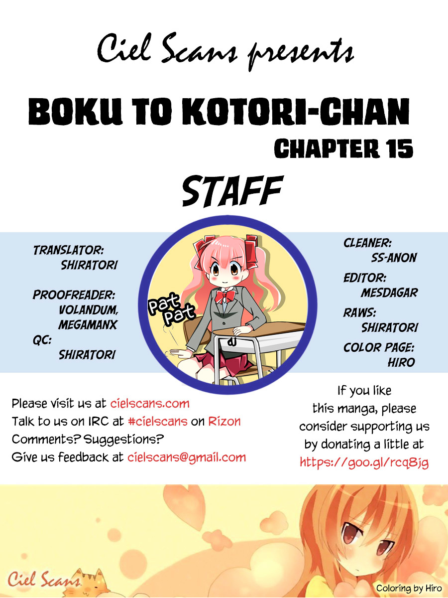 Boku To Kotori-Chan Vol.1 Chapter 15 - Picture 1