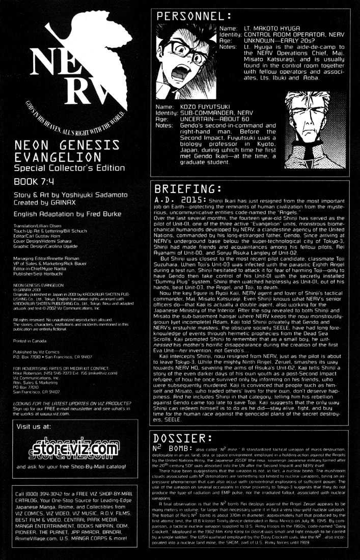 Shinseiki Evangelion Vol.7 Chapter 45 : A Man S Battle - Picture 3
