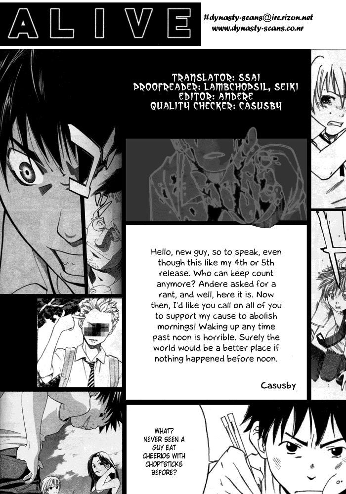 Alive - The Final Evolution Vol.2 Chapter 7 : For What? - Picture 1