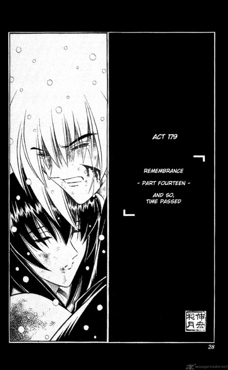 Rurouni Kenshin Chapter 179 : Remembrance Part Fourteen - And So, Time Passed - Picture 2