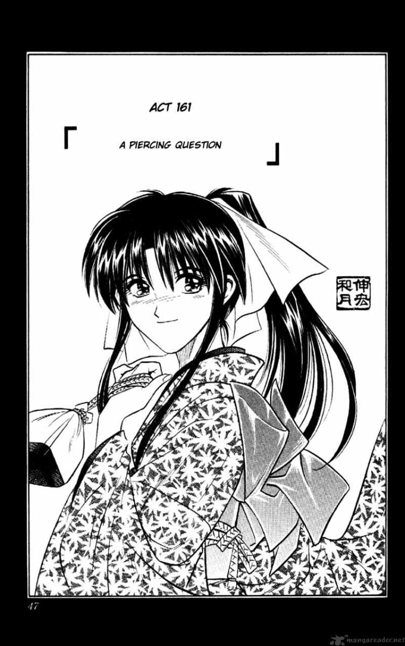 Rurouni Kenshin Chapter 161 : A Piercing Question - Picture 1