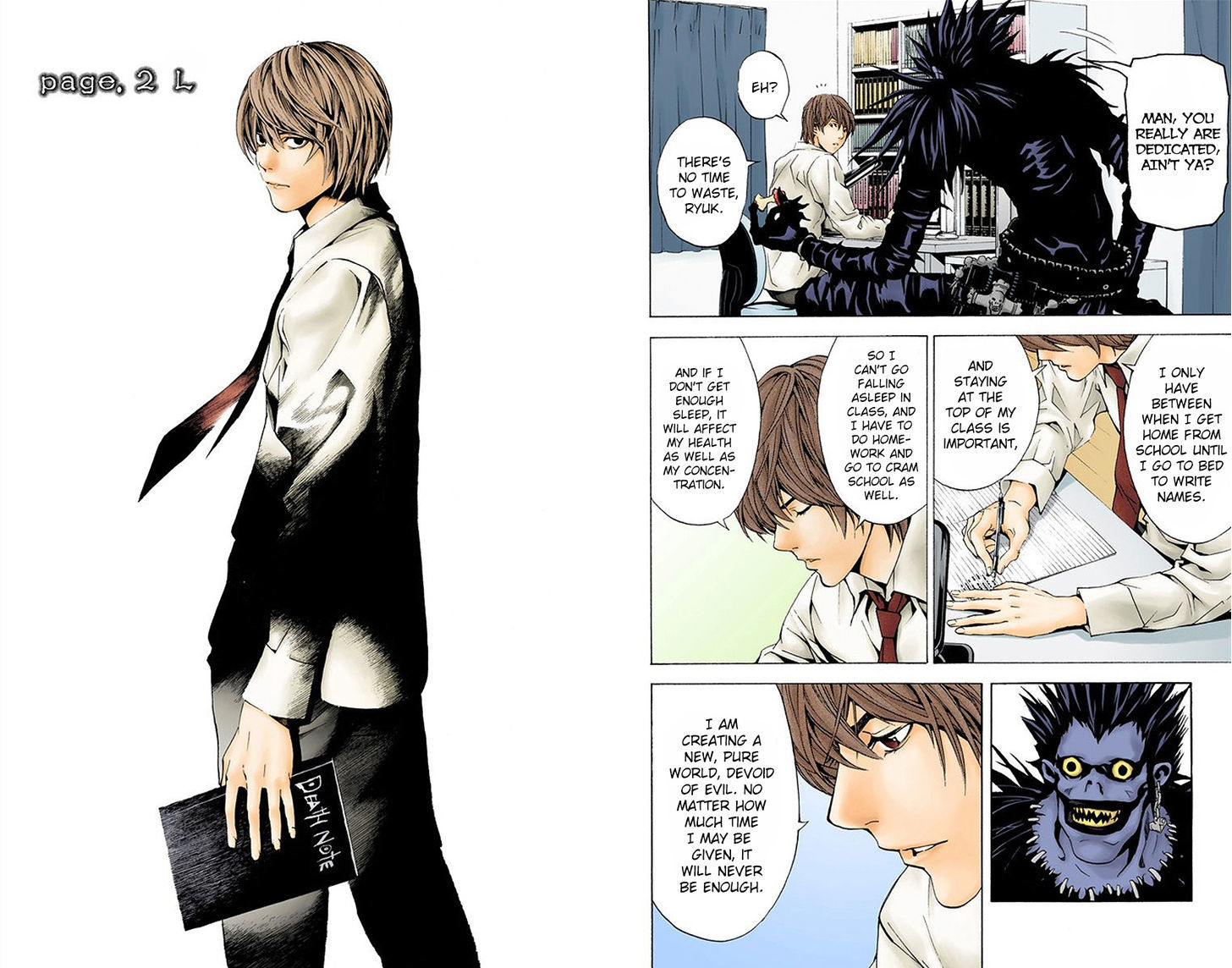 Death Note - Another Note - Los Angeles Bb Renzoku Satsujin Jiken (Novel) Vol.1 Chapter 2 : L (Official Color Scans) - Picture 2