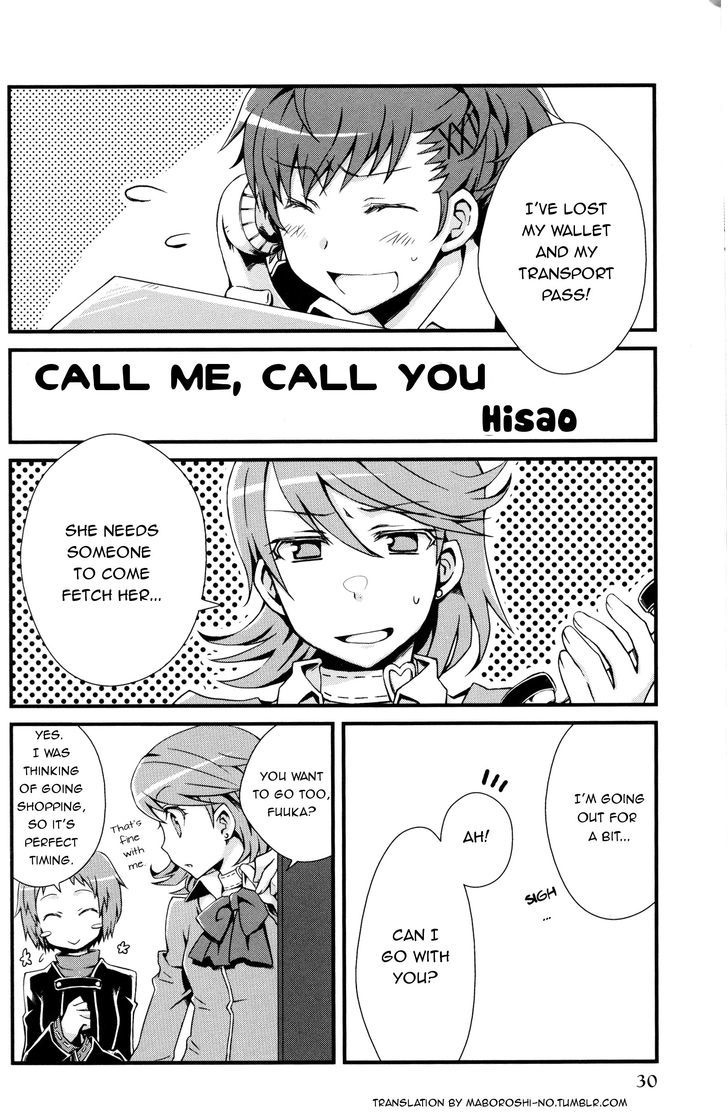 Persona 3 Portable Comic Anthology Vol.1 Chapter 3 : Call Me, Call You - Picture 2