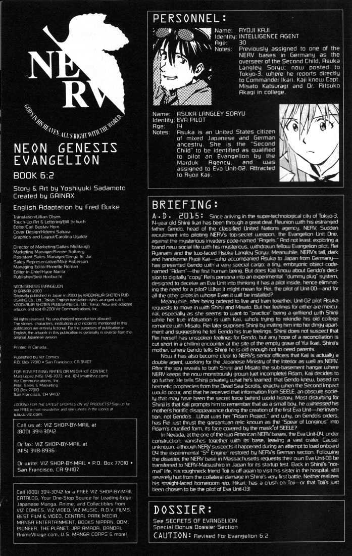 Neon Genesis Evangelion Vol.6 Chapter 35 : 35 - Light, Then Shadow & 36 - Confession - Picture 3