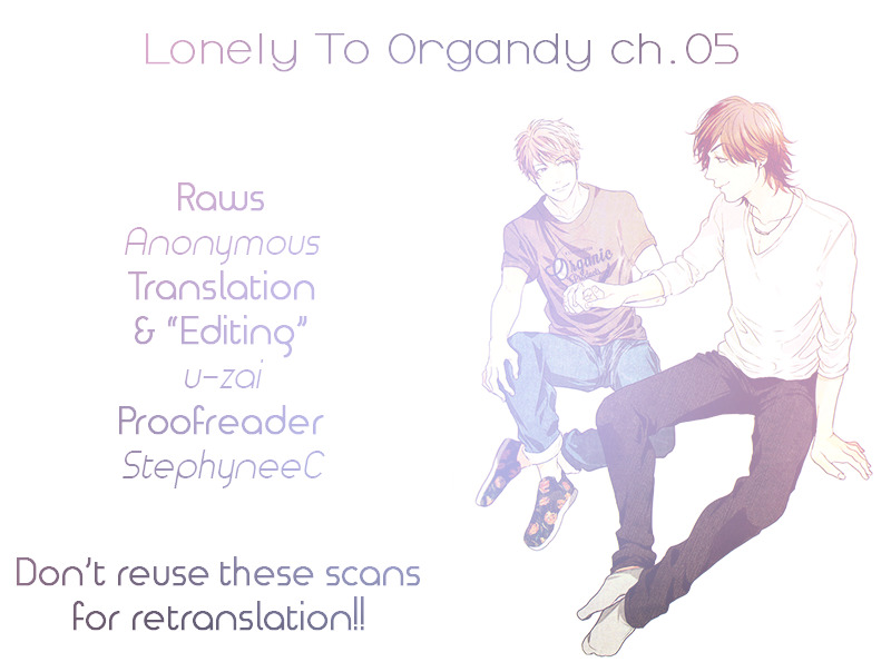Lonely To Organdy Vol.1 Chapter 5 - Picture 1