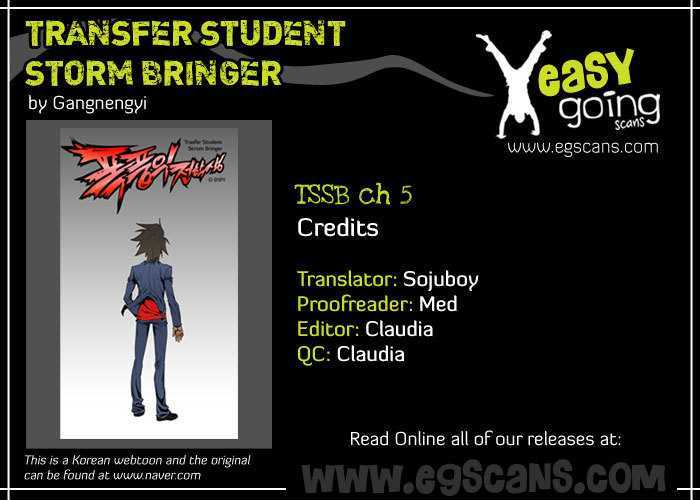 Transfer Student Storm Bringer Chapter 5 - Picture 1