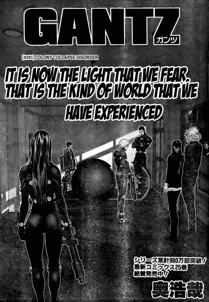 Gantz Vol.27 Chapter 295 : Colony Collapse Disorder - Picture 1