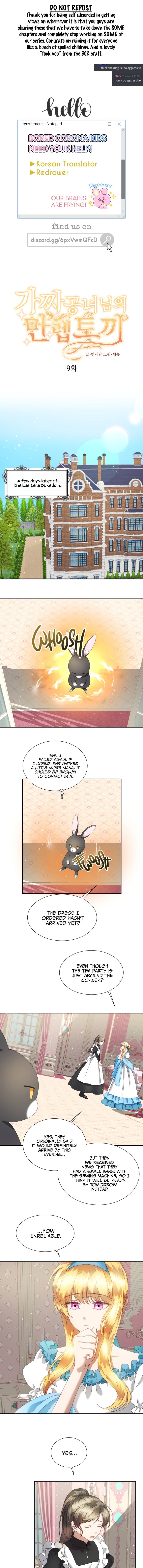 The Fake Princess’ Op Bunny - Page 1