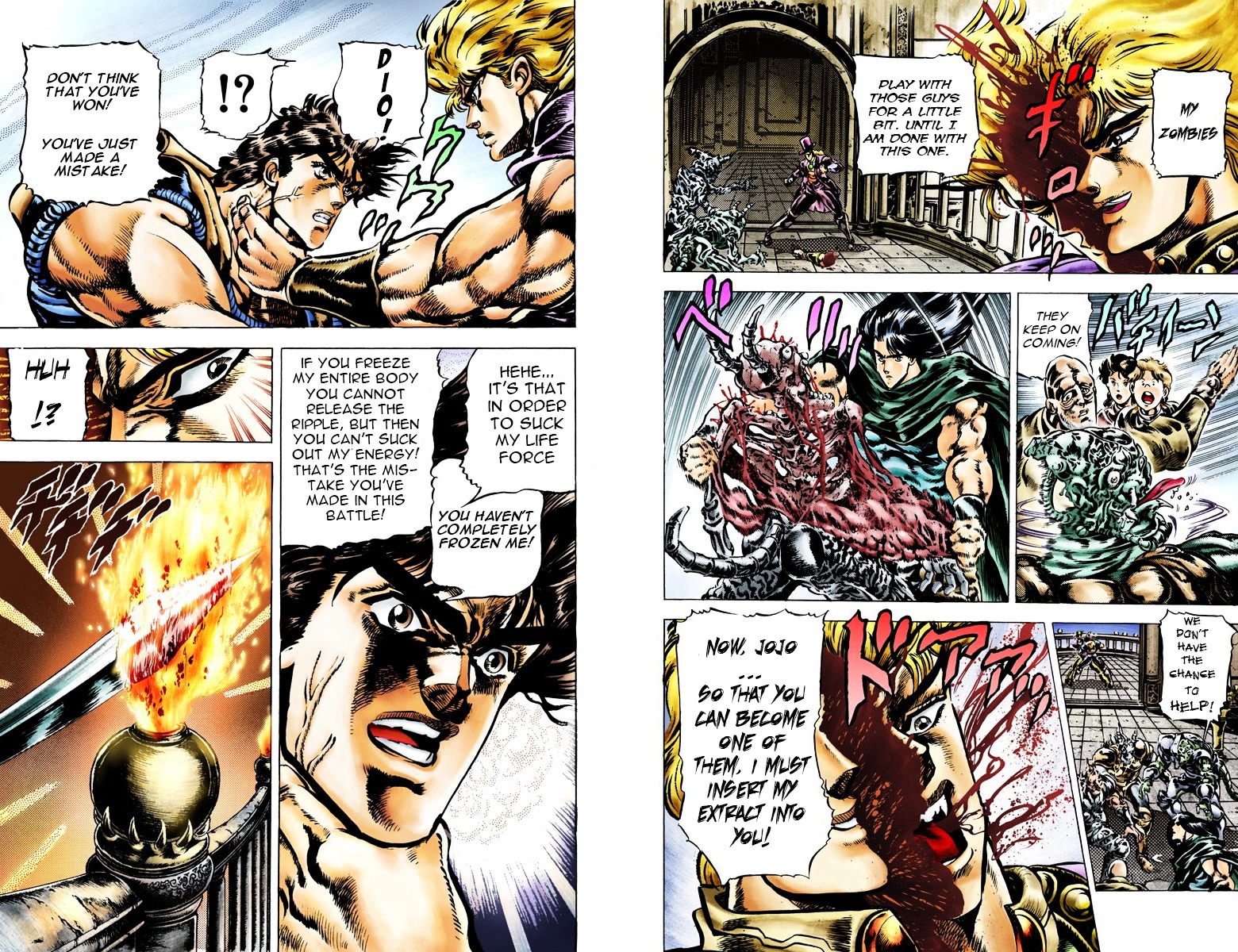 Phantom Blood Vol.5 Chapter 40 V2 : Fire And Ice (Official Color Scans) - Picture 3