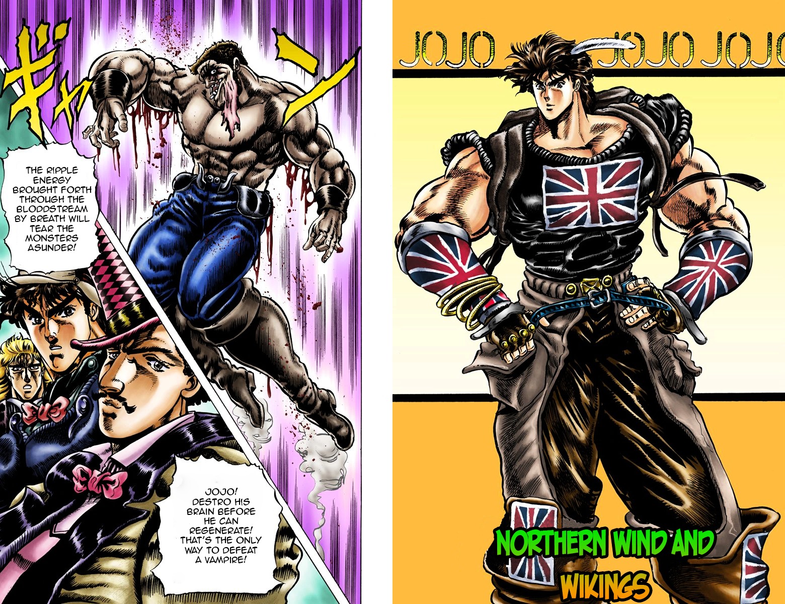 Phantom Blood Vol.3 Chapter 23 V2 : Northern Wind And Vikings (Official Color Scans) - Picture 1