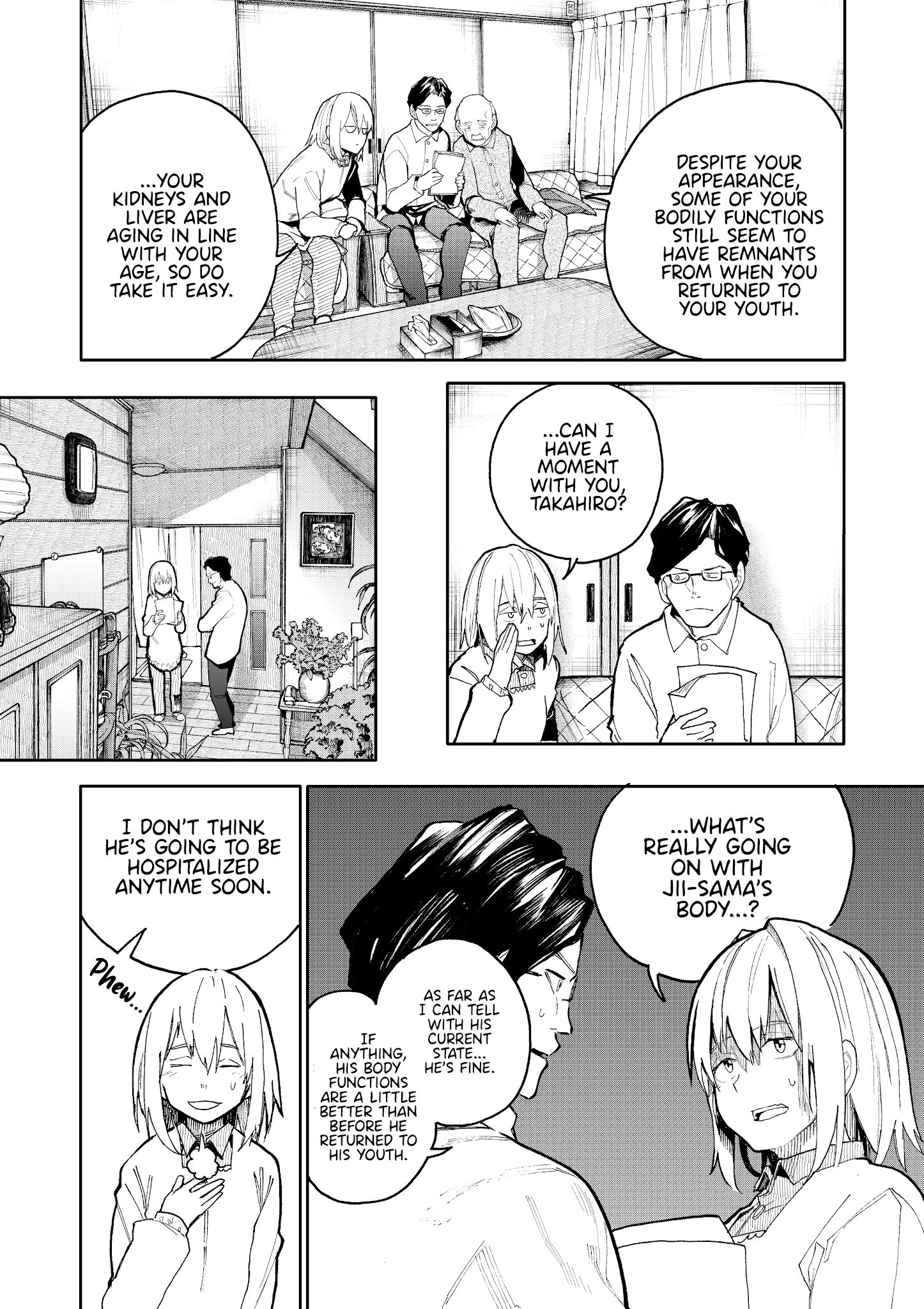 A Story About A Grampa And Granma Returned Back To Their Youth. Chapter 49 - Picture 1