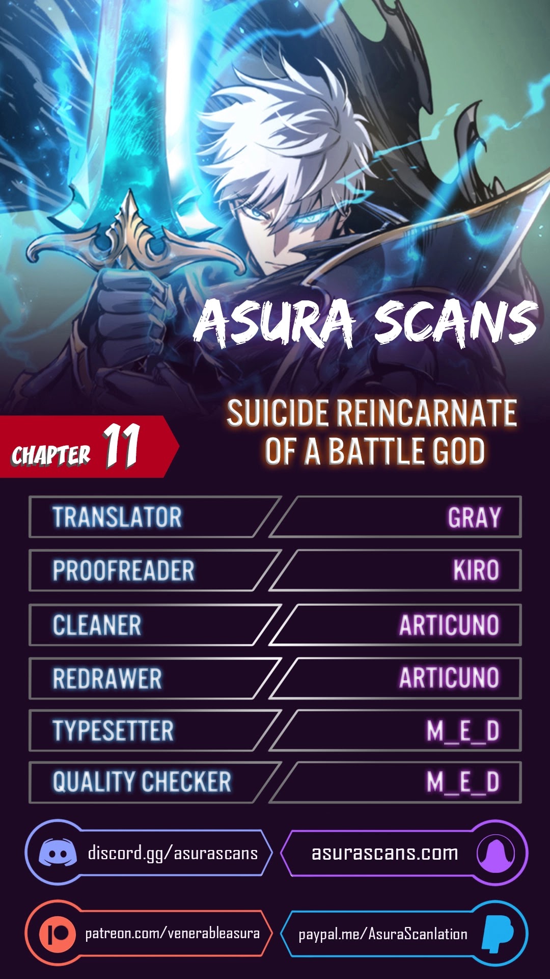 Reincarnation Of The Suicidal Battle God - Page 1