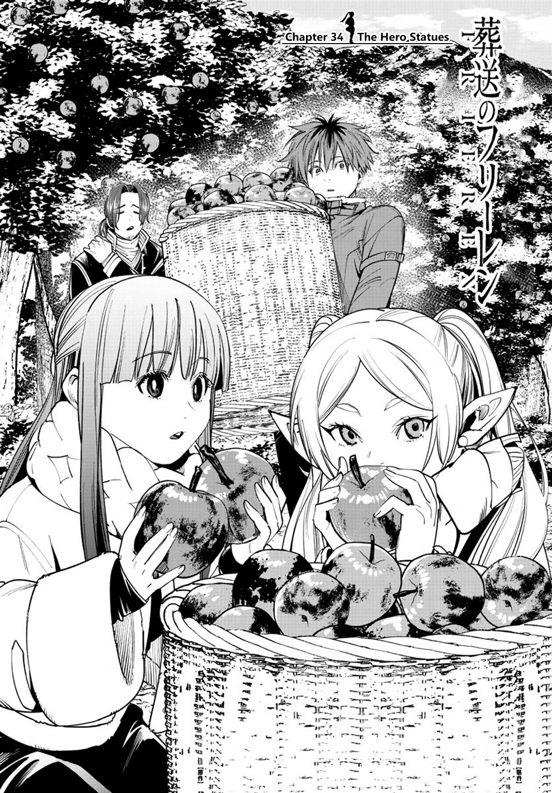 Sousou No Frieren Chapter 34: The Hero Statues - Picture 1