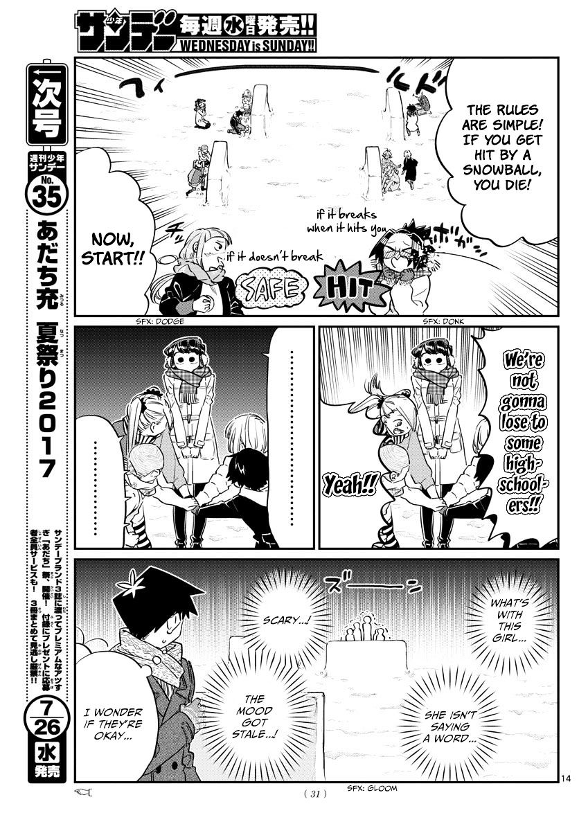 Komi-San Wa Komyushou Desu Vol.7 Chapter 90: Snowball Fight - Picture 3